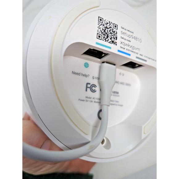 Google AC-1304 1 Port 1200Mbps Wireless Router w/ charger fast shipping - Picture 3 of 3